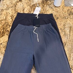 Brandy Melville Wide Leg Pants - Blue, Gray, Black